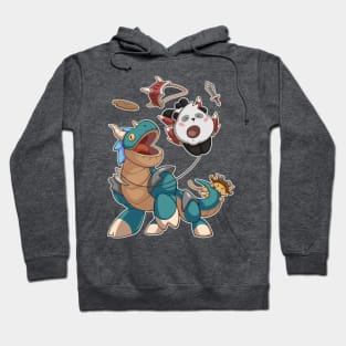 Monster Hunting Panda Hoodie